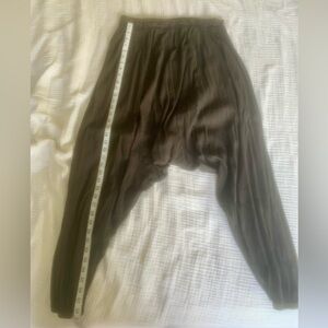 Hammer time! Grey drop-crotch pants